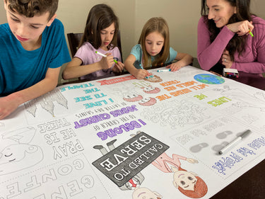 I love General Conference Table Size Coloring Sheet